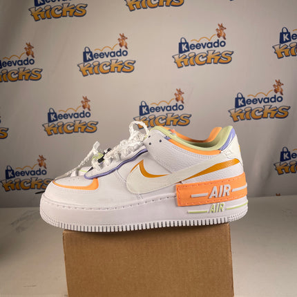 Nike Air Force 1 Low Shadow White Peach Cream Lime 11w RB