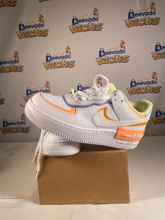 Nike Air Force 1 Low Shadow White Peach Cream Lime 11w RB