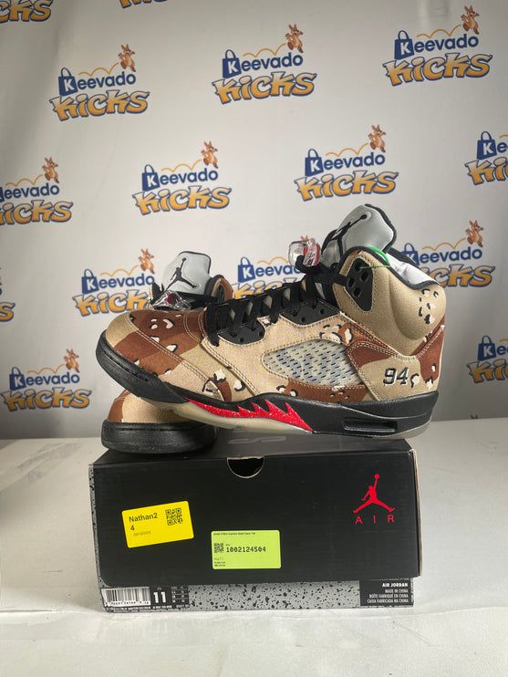 Jordan 5 Retro Supreme Desert Camo 11m