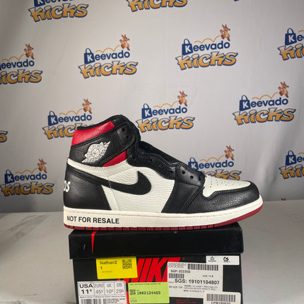 Jordan 1 Retro High Not for Resale Varsity Red 11.5 Keevado Kicks