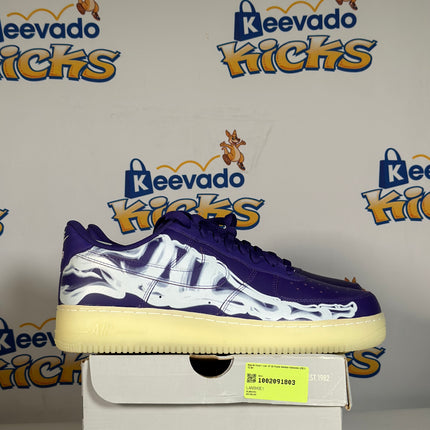 Nike Air Force 1 Low '07 QS Purple Skeleton Halloween (2021) 12.5m