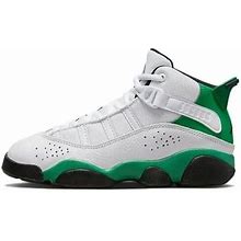 Jordan 6 Rings (GS) White Lucky Green Black 6.5Y