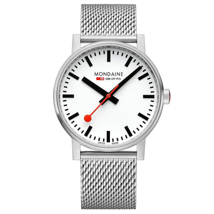 Mondaine EVO2 Watch - Stainless Steel - 43 mm