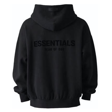 Fear of God Essentials Pull-Over Hoodie (SS22) (Black / Stretch Limo)