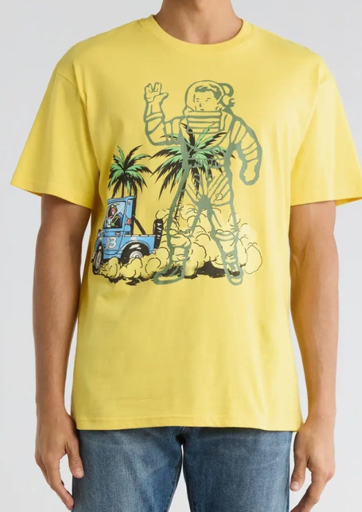 Billionaire Boys Club Space Sand Graphic T-Shirt - 851-4213 (Primrose Yellow)