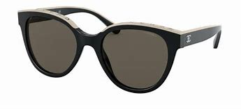 Chanel CH5414 Butterfly Sunglasses White and Black/Gradient Grey