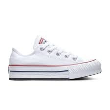 Converse Chuck Taylor All Star Eva Lift Canvas Platform White Garnet Navy