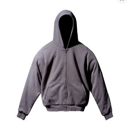Cotton Fleece Zip Up Hoodie - Yeezy Gap - 4 Colors Available
