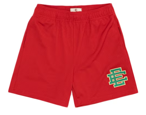 Eric Emanuel EE Shorts Scarlet / Green L