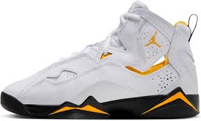 Jordan True Flight White/Black-Yellow Ochre