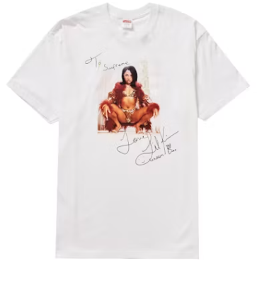 Supreme Lil Kim Tee White M