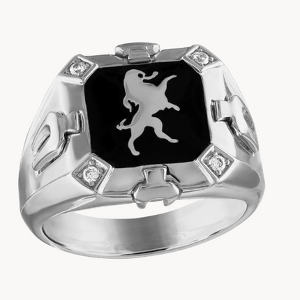 Bulova Men's Size 11 Crest of Bohemia Ring