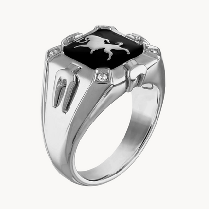 Bulova Men's Size 11 Crest of Bohemia Ring