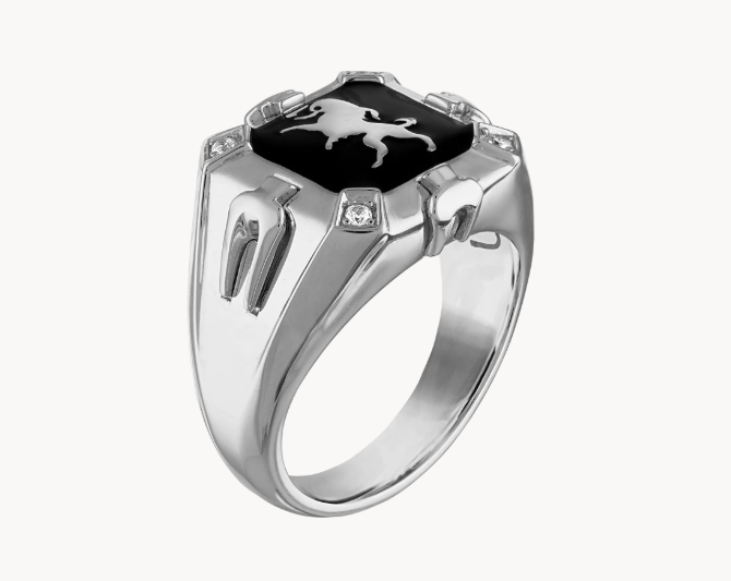 Bulova Men's Size 11 Crest of Bohemia Ring