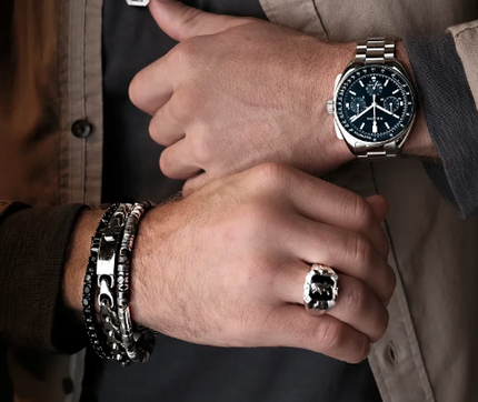 Bulova Men's Size 11 Crest of Bohemia Ring