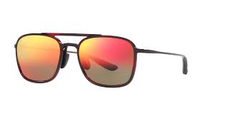 Maui Jim Keokea Sunglasses Tortoise/Red Lenses