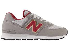 New Balance 574 Marblehead Summer Fog Cardinal