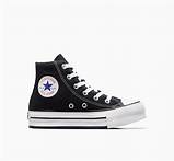 Chuck Taylor All Star EVA Lift Canvas Platform Black/White/Black 12C