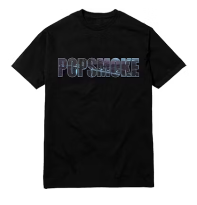 Pop Smoke x Vlone Wraith Tee Black L