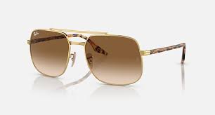 Ray Ban Sunglasses Arista/Clear Gradient Brown Lenses