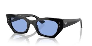 Ray Ban Zena Black/Photo Blue to Dark Blue Sunglasses