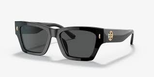 Tory Burch Sunglasses Black/Solid Grey Lenses