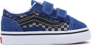 Vans Old Skool V Reflective Flame Tru Blue