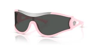 Versace Sunglasses Pink/ Dark Grey Lenses